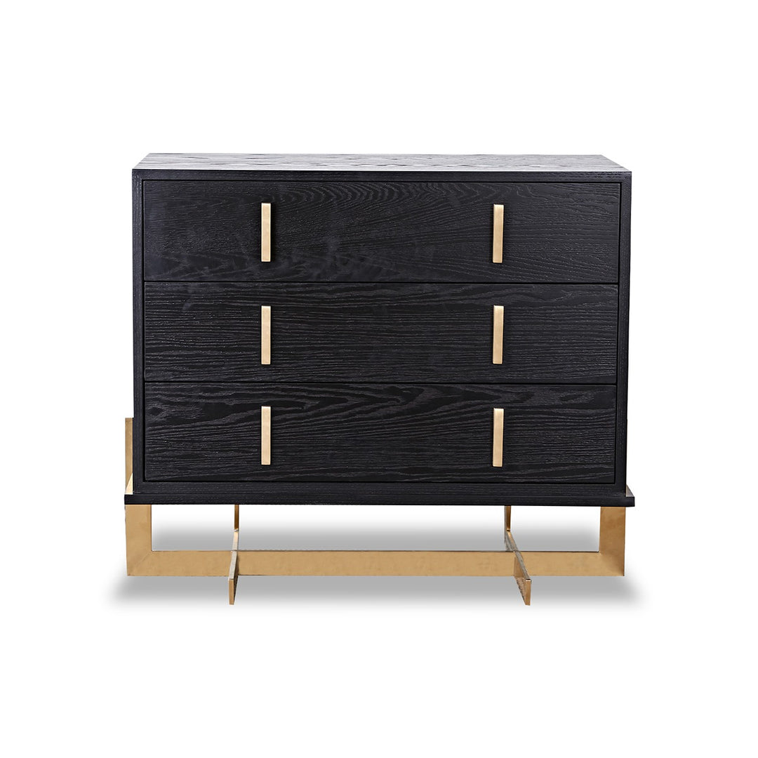 Archivolto Chest of Drawers - Wenge & Brushed Brass LiangAndEimil 1