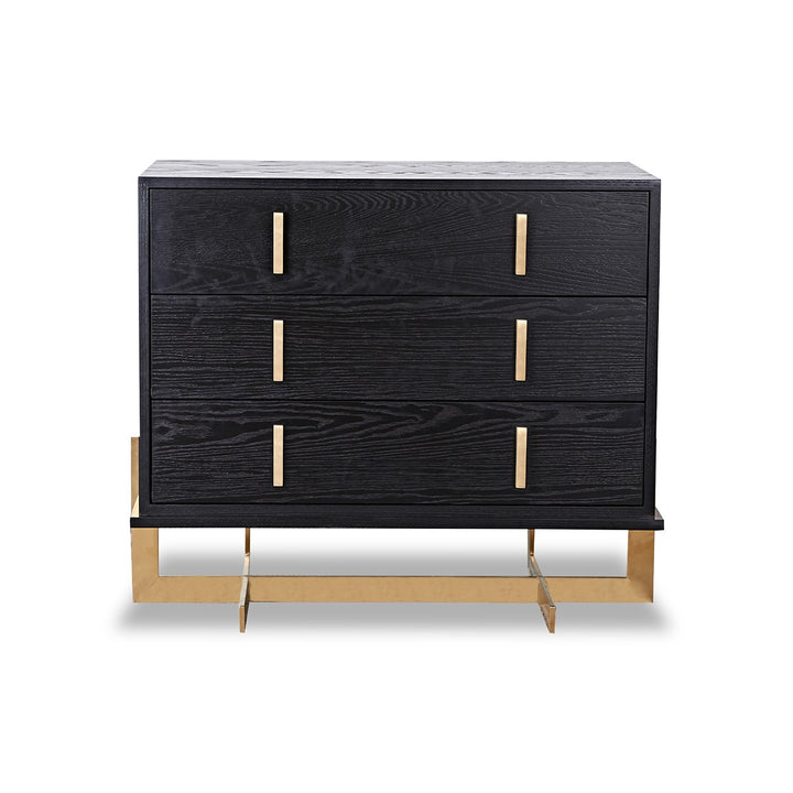 Archivolto Chest of Drawers - Wenge & Brushed Brass LiangAndEimil 1
