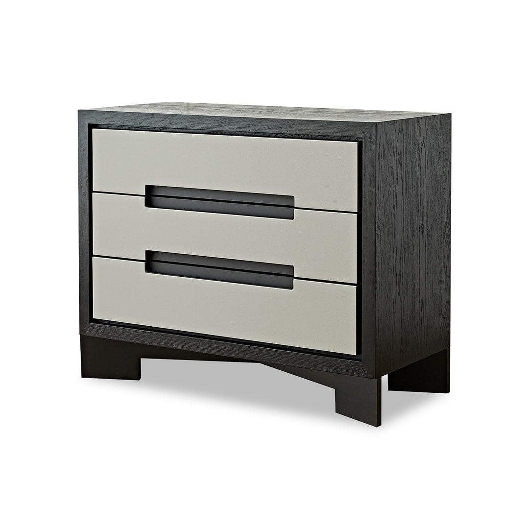 Ardel Chest Of Drawers - Grey Leather Look & Wenge LiangAndEimil 3