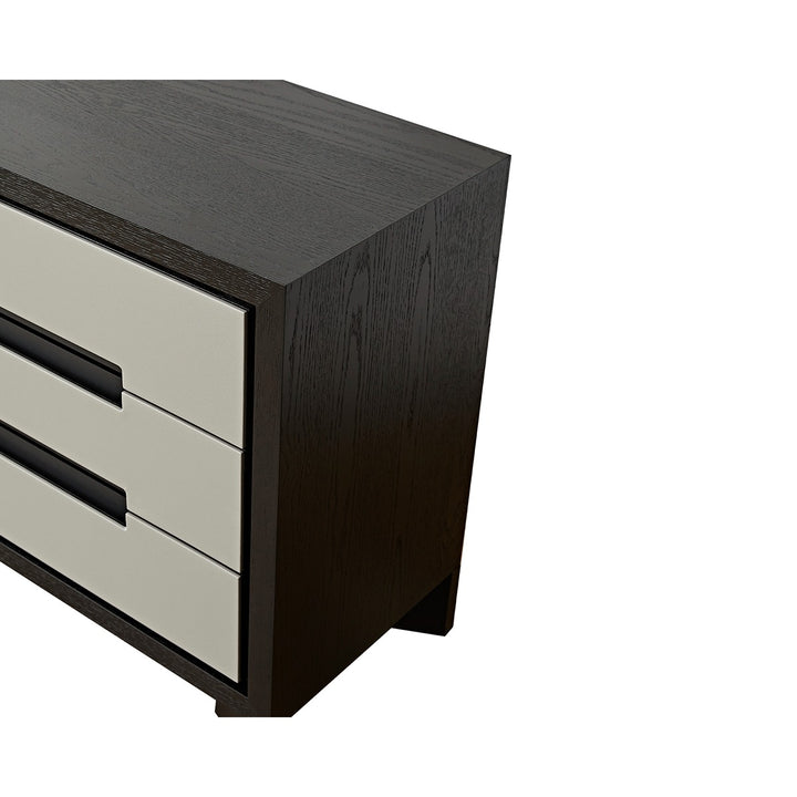 Ardel Chest Of Drawers - Grey Leather Look & Wenge LiangAndEimil 4