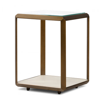 DI Designs Elmley End Table - Ivory