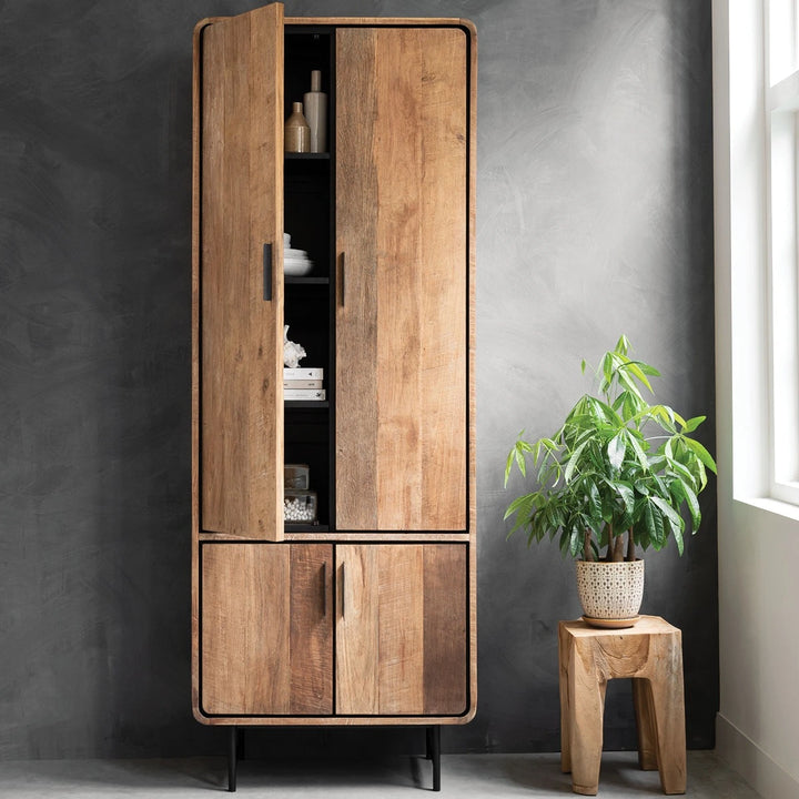 Evo 2 Door Cupboard - Recycled Teakwood