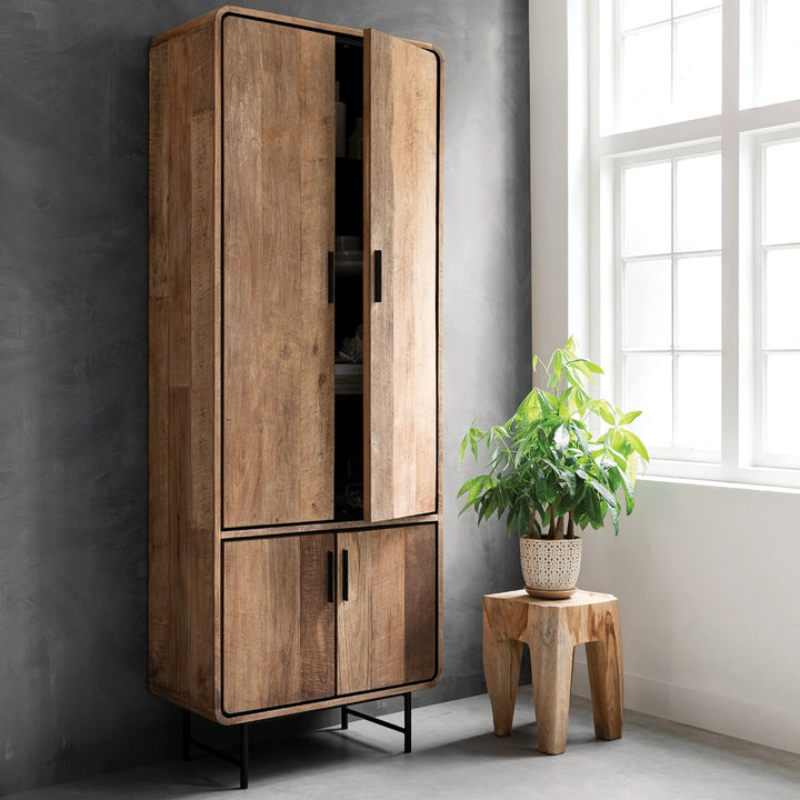 Evo 2 Door Cupboard - Recycled Teakwood