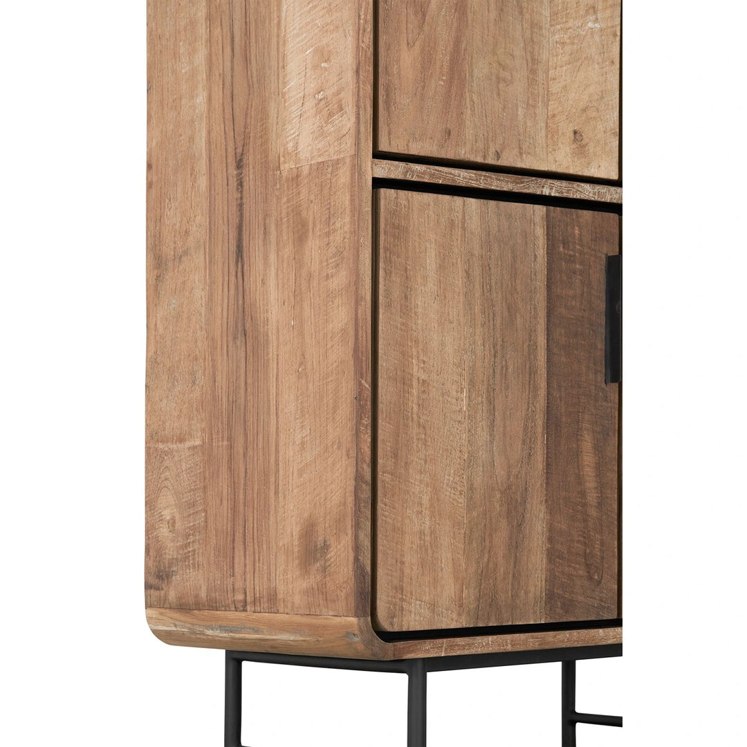 Evo 2 Door Cupboard - Recycled Teakwood