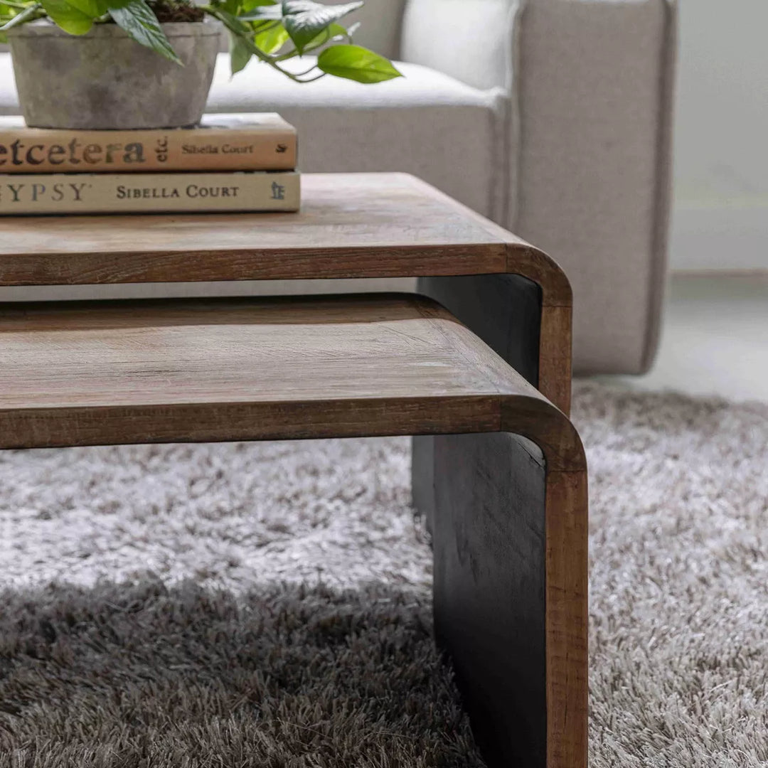 Evo Nesting Coffee Table - Recycled Teakwood