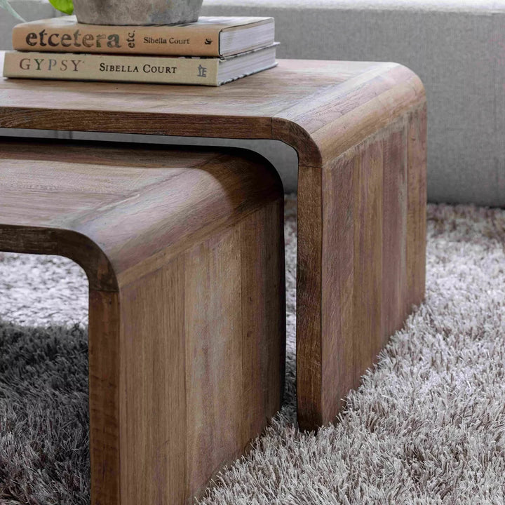 Evo Nesting Coffee Table - Recycled Teakwood