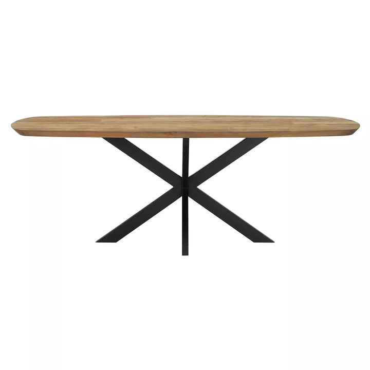 Evo Oval Dining Table - Recycled Teakwood
