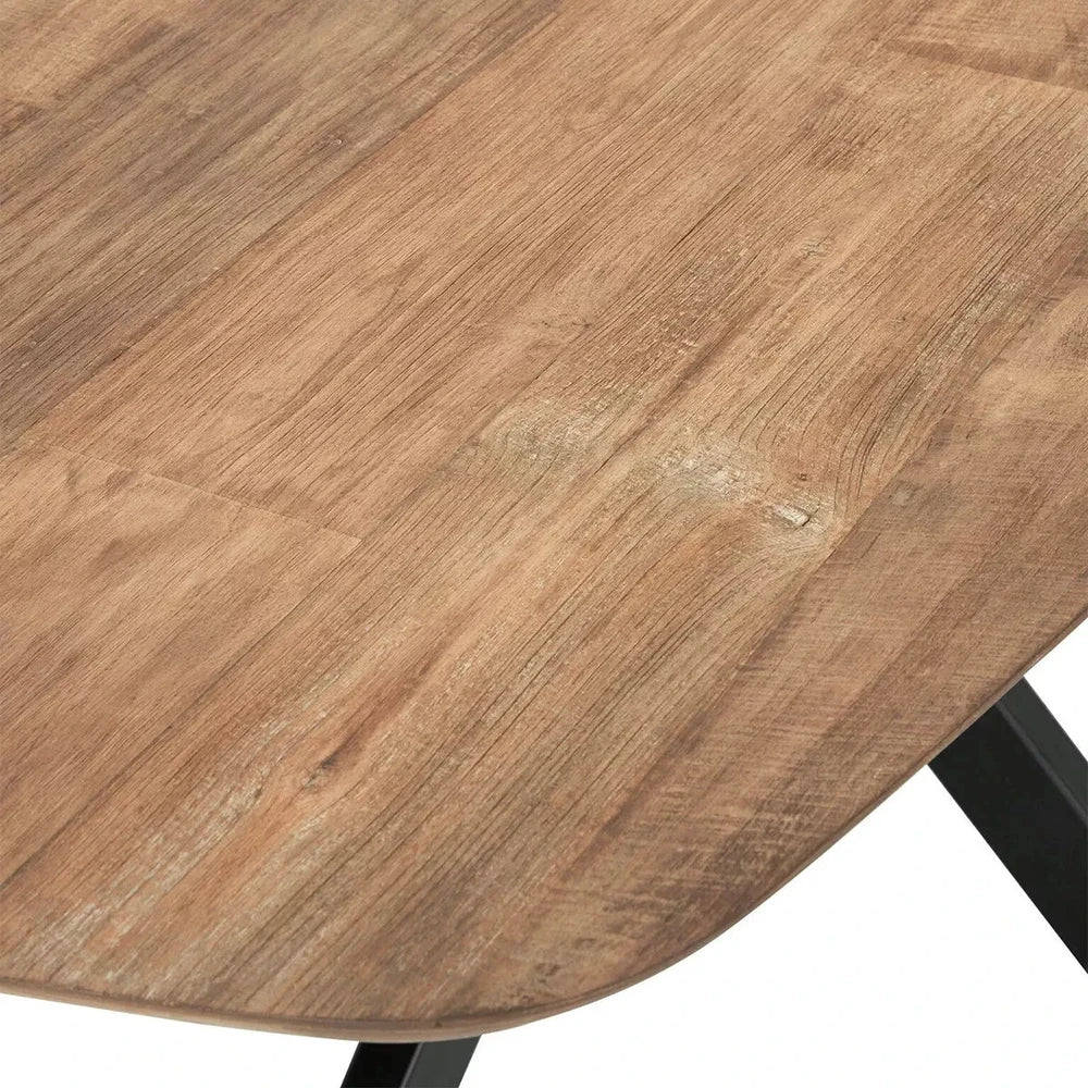 Evo Oval Dining Table - Recycled Teakwood