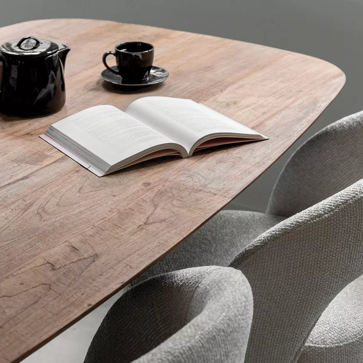 Evo Oval Dining Table - Recycled Teakwood