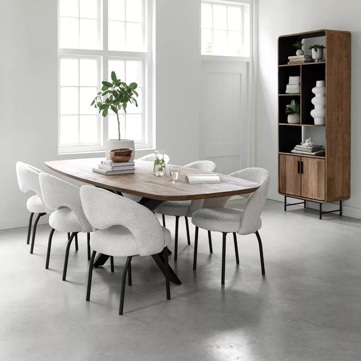 Evo Oval Dining Table - Recycled Teakwood