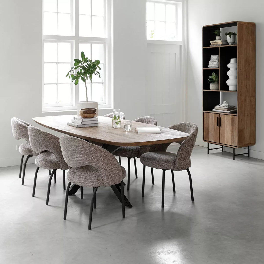Evo Oval Dining Table - Recycled Teakwood