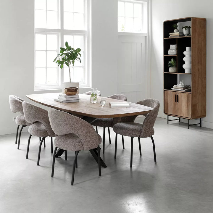 Evo Oval Dining Table - Recycled Teakwood