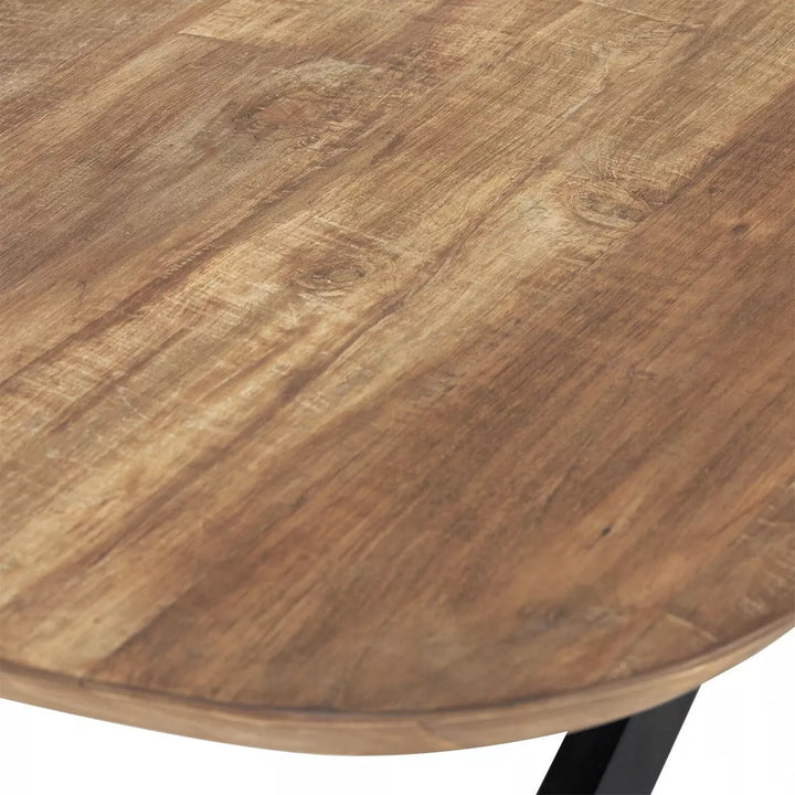 Evo Oval Dining Table - Recycled Teakwood