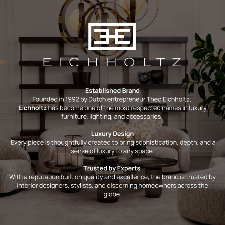 Broomer Side Table - Black Finish Eichholtz 2