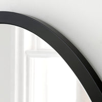 Olivia's Amara Oval Wall Mirror in Black