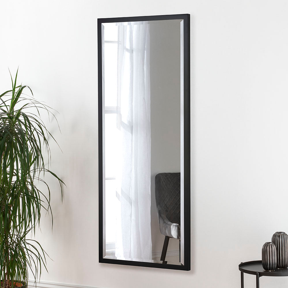 Olivia's Amara Rectangular Mirror in Black