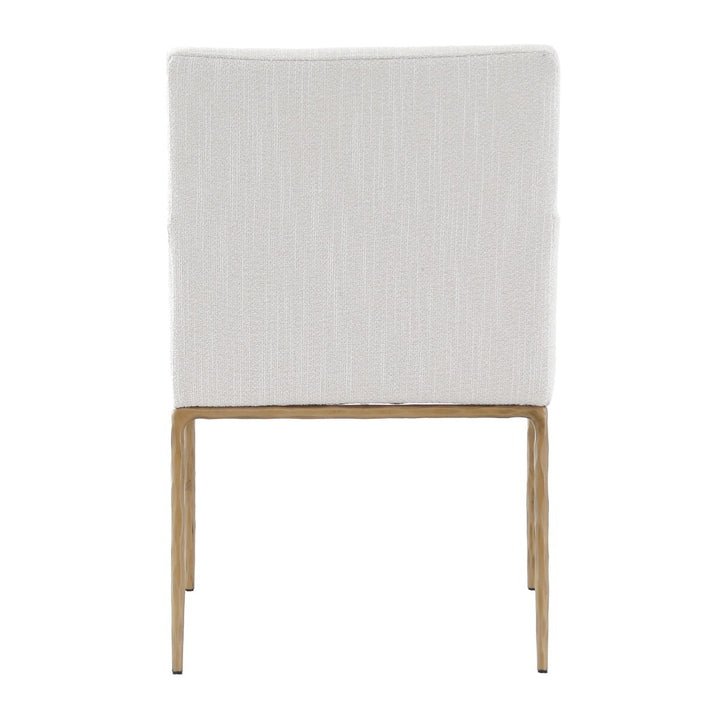 Sloane Dining Arm Chair - Aged Brass Keiichi 5