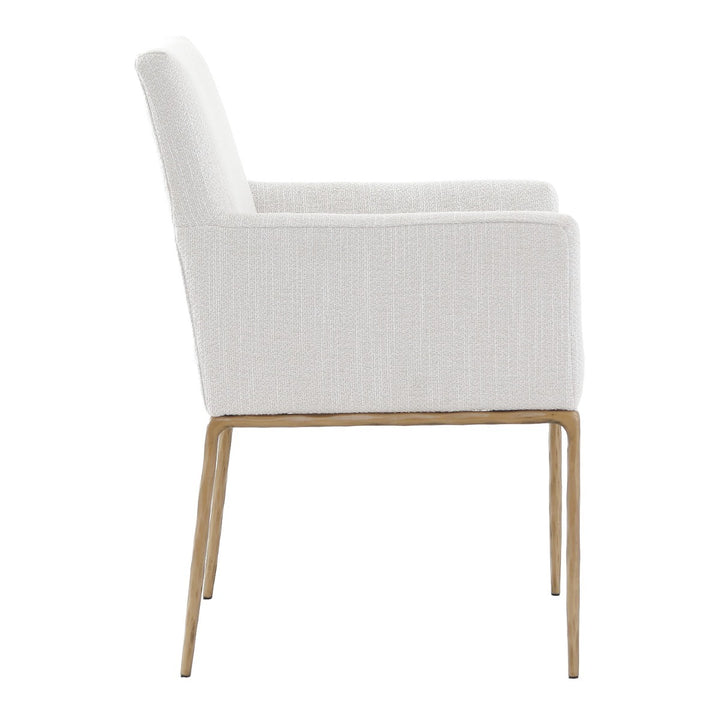 Sloane Dining Arm Chair - Aged Brass Keiichi 6
