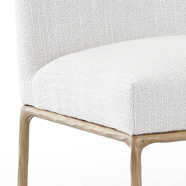 Sloane Dining Arm Chair - Aged Brass Keiichi 7