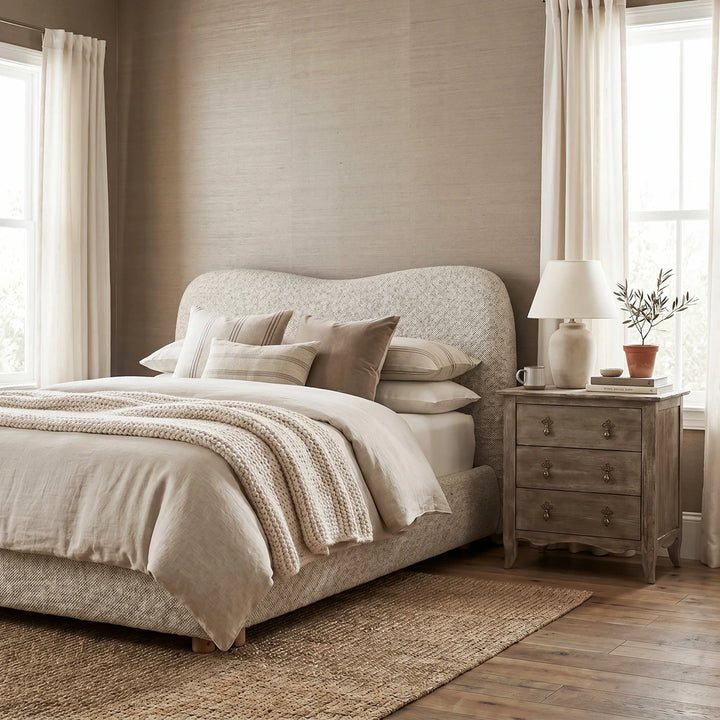 Chadlington Curved Upholstered Bed