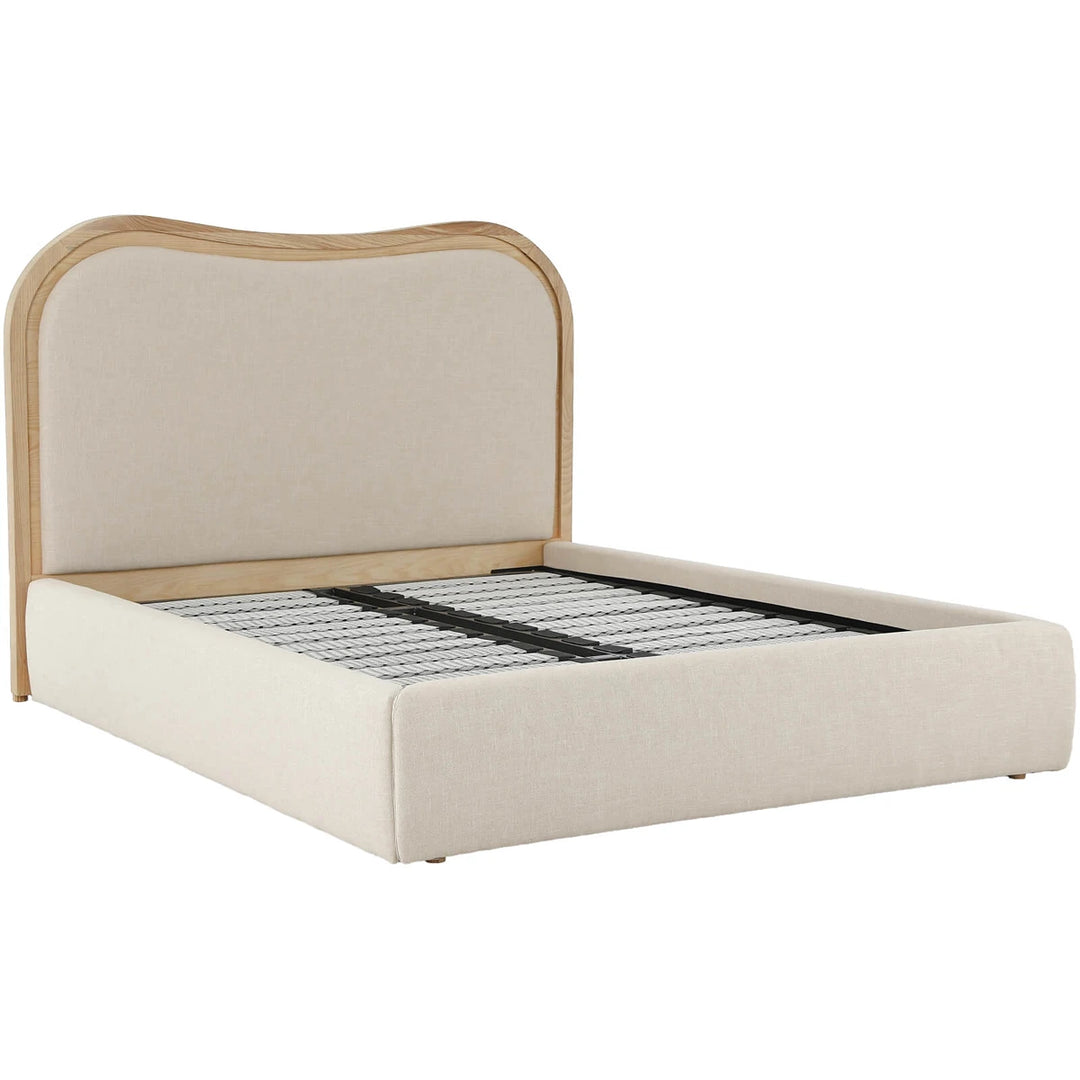 Sandord Curved Upholstered Bed