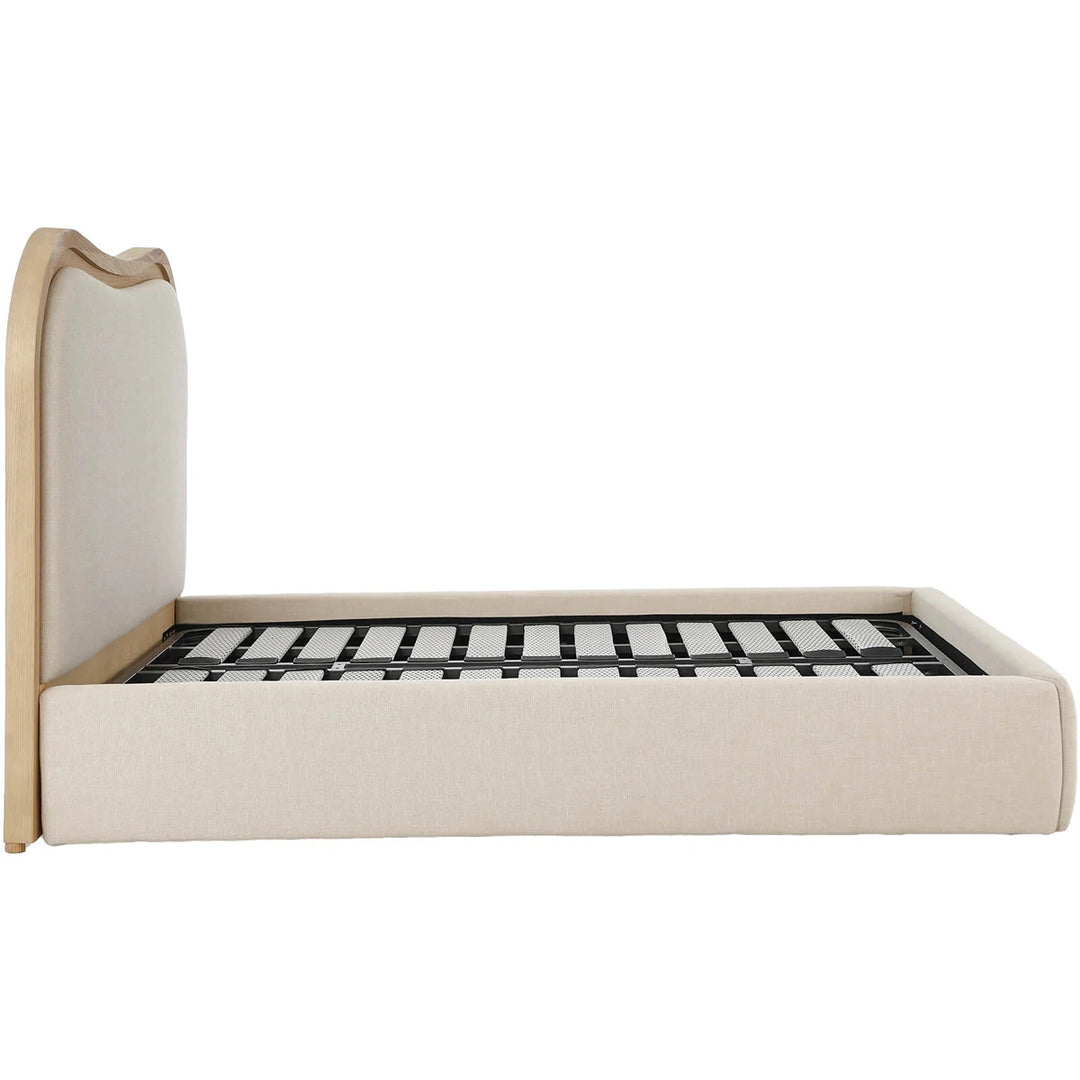 Sandord Curved Upholstered Bed
