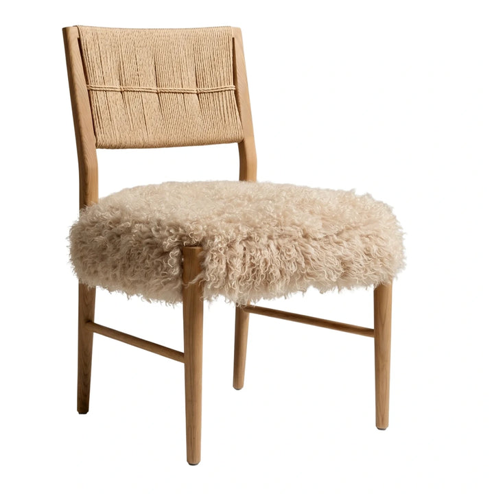 Bourton Dining Chair - Faux Mongolian Fur