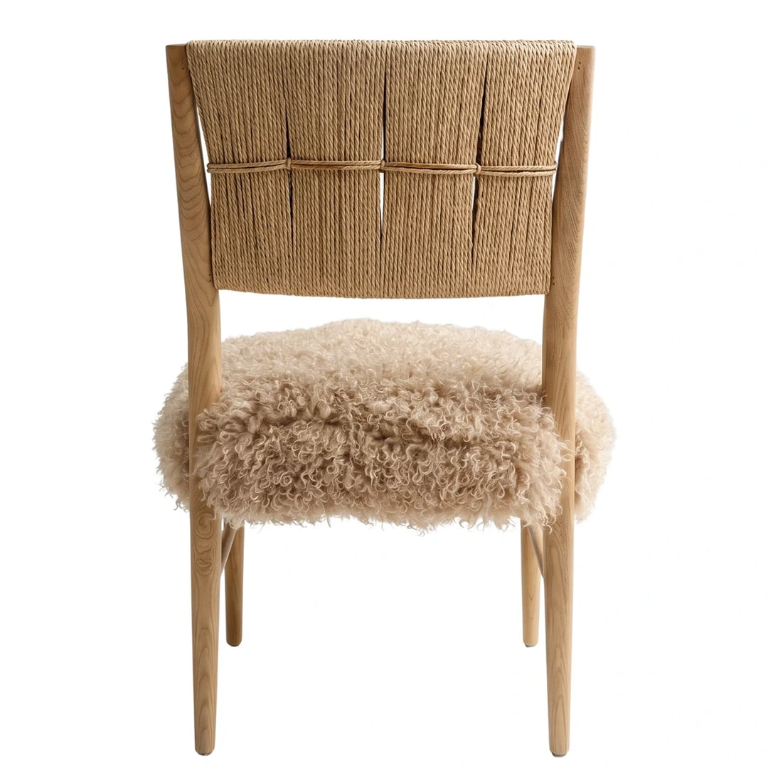 Bourton Dining Chair - Faux Mongolian Fur