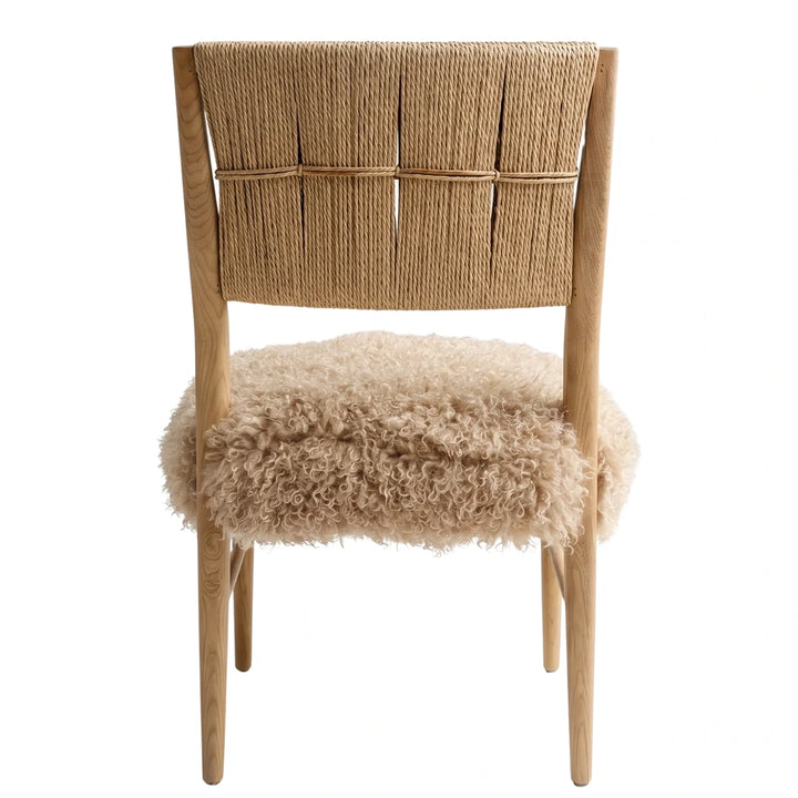 Bourton Dining Chair - Faux Mongolian Fur