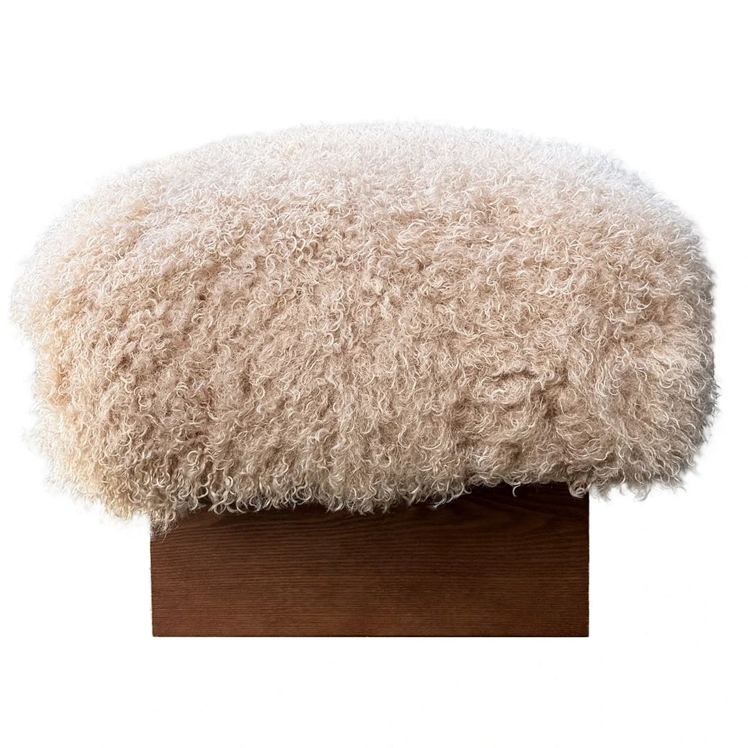 Pebworth Bench - Faux Mongolian Fur