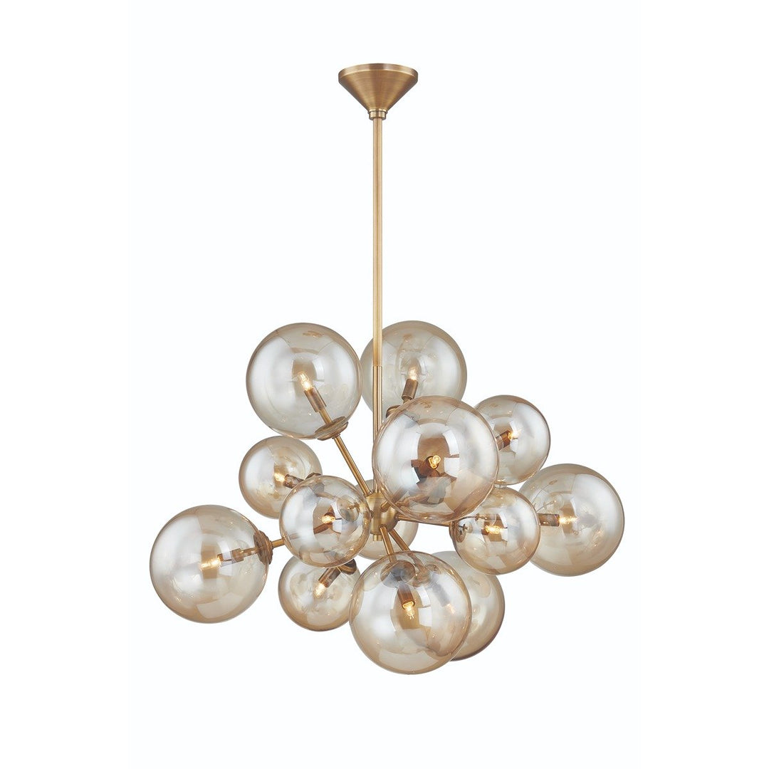 Santee 13 Light Chandelier - Patina Brass Hudson Valley Lighting 1