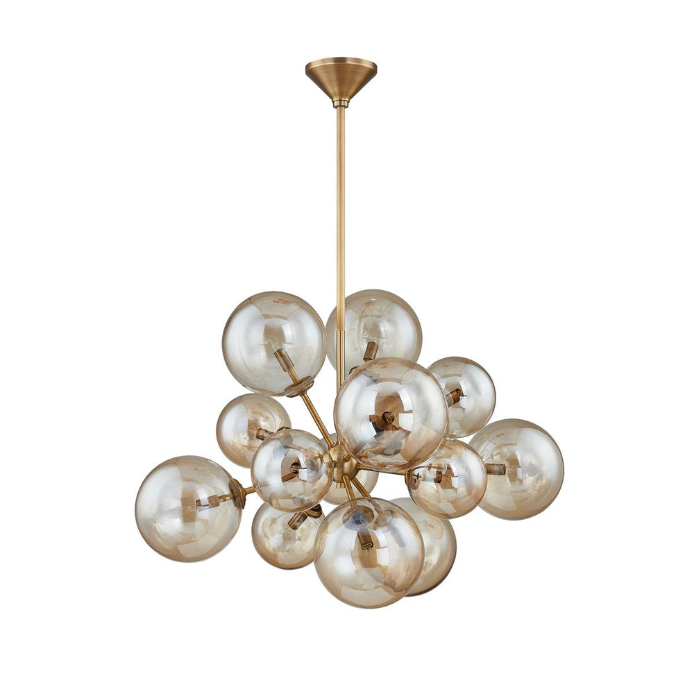 Santee 13 Light Chandelier - Patina Brass Hudson Valley Lighting 2