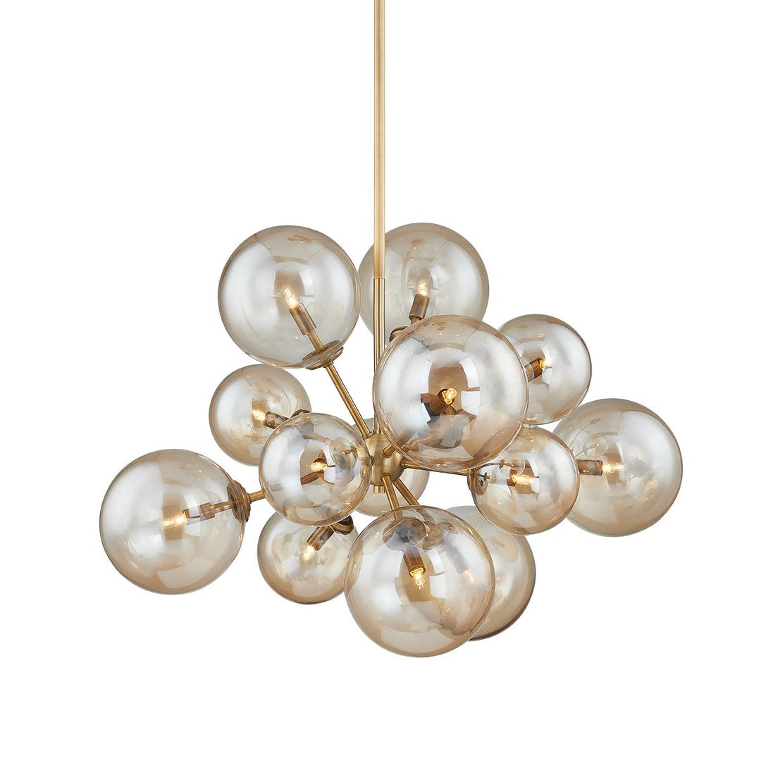 Santee 13 Light Chandelier - Patina Brass Hudson Valley Lighting 3