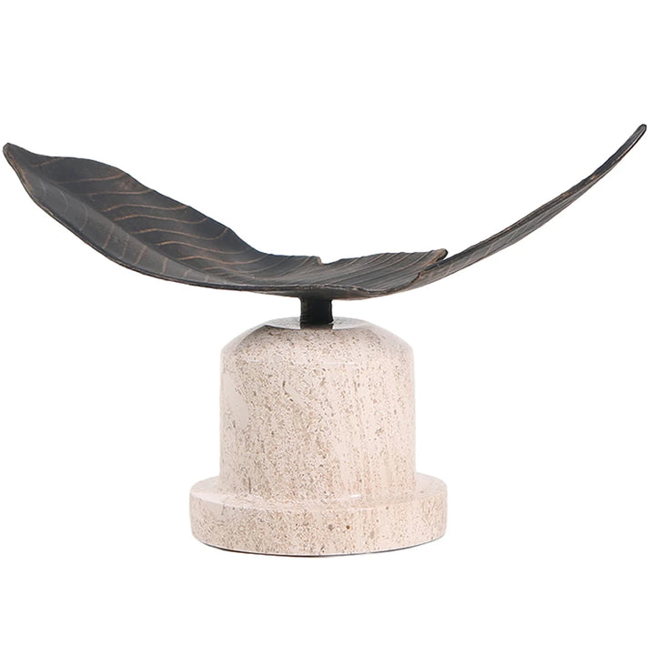 Marble Base Leaf Ornament