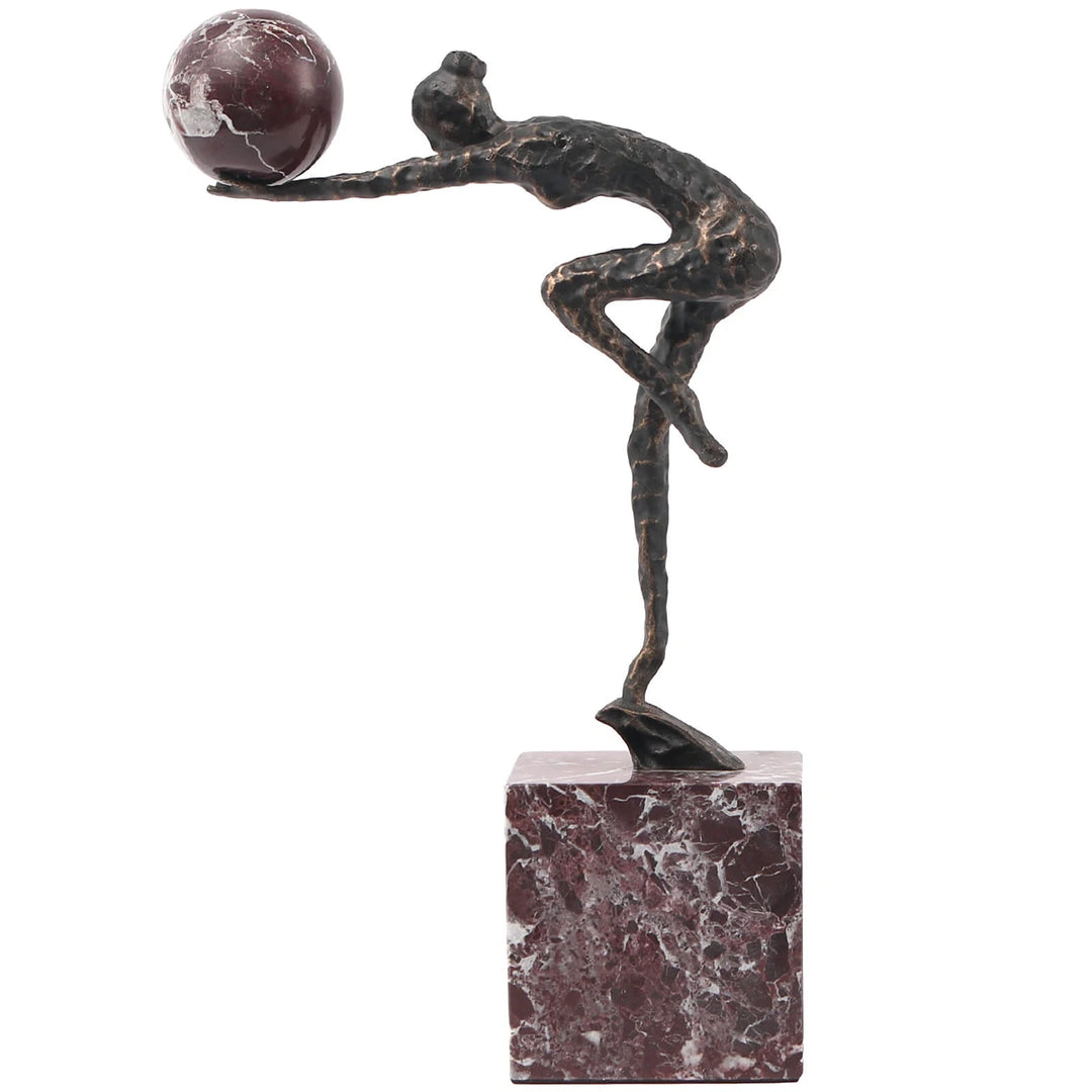 Global Desktop Sculpture - Dark Bronze