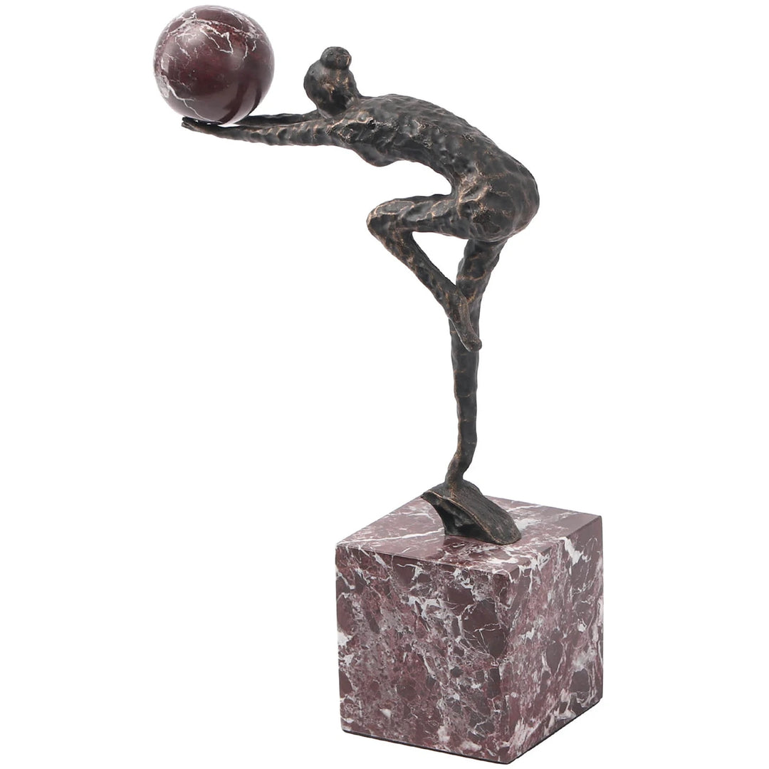 Global Desktop Sculpture - Dark Bronze