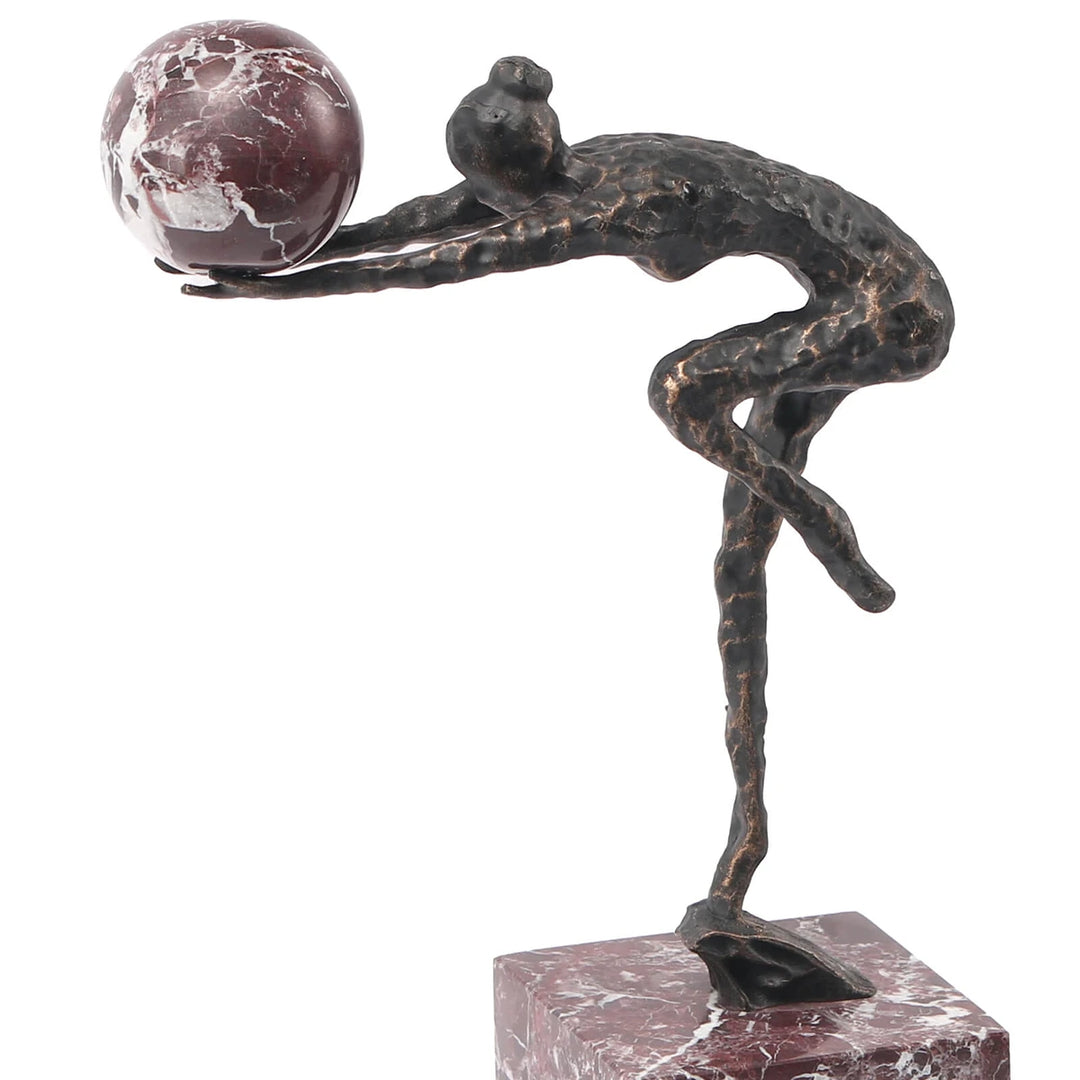 Global Desktop Sculpture - Dark Bronze
