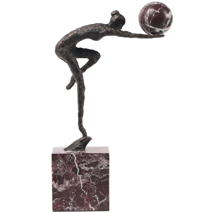 Global Desktop Sculpture - Dark Bronze