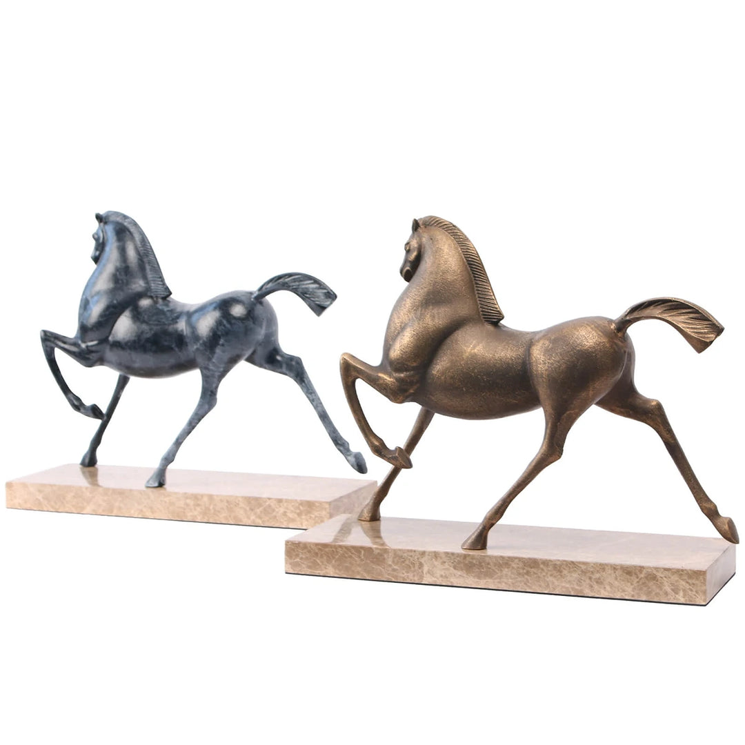 Flying Horse Sculpture - Dark Nickel