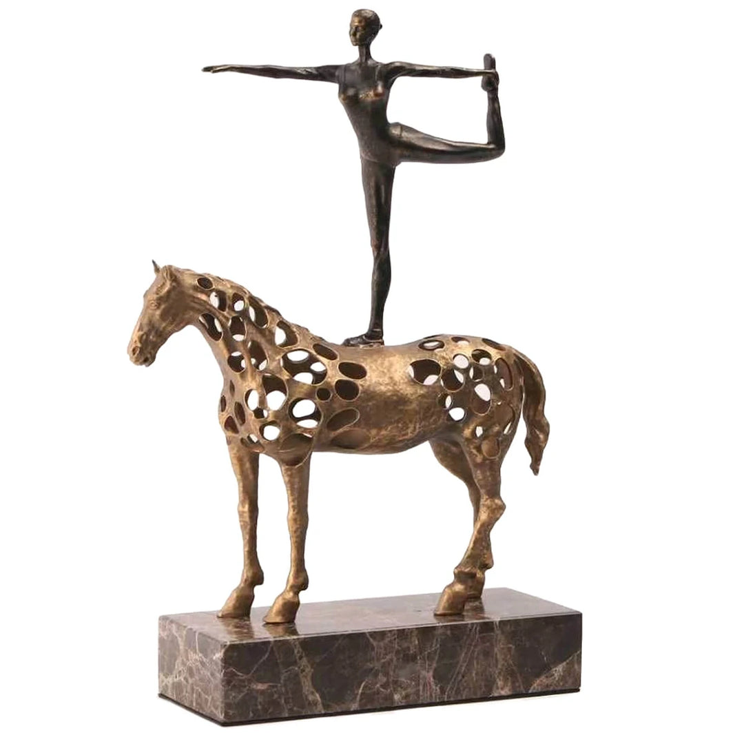 Dancing Balance Sculpture - Gold