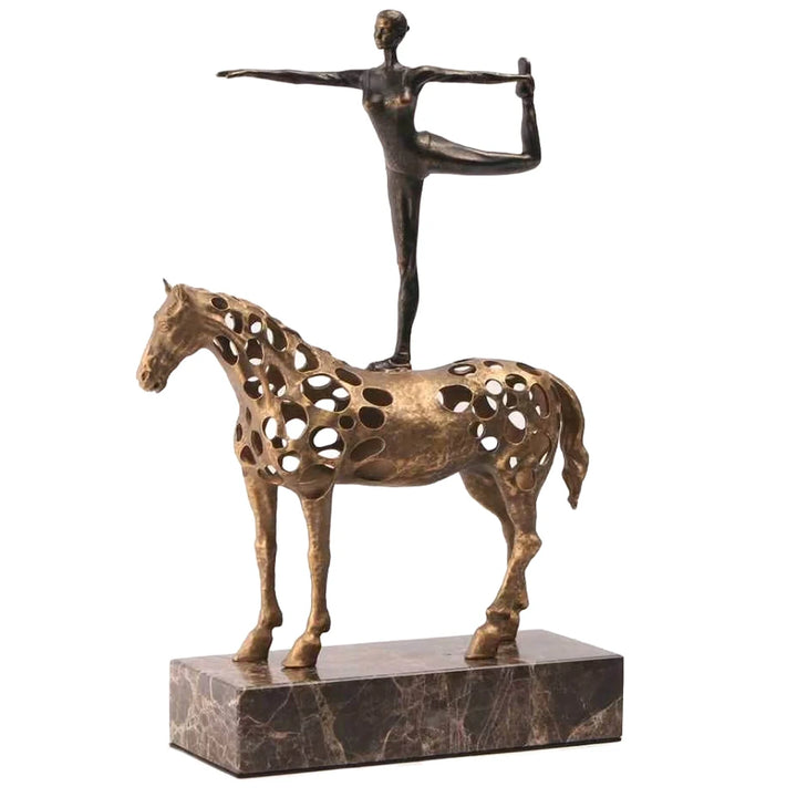 Dancing Balance Sculpture - Gold