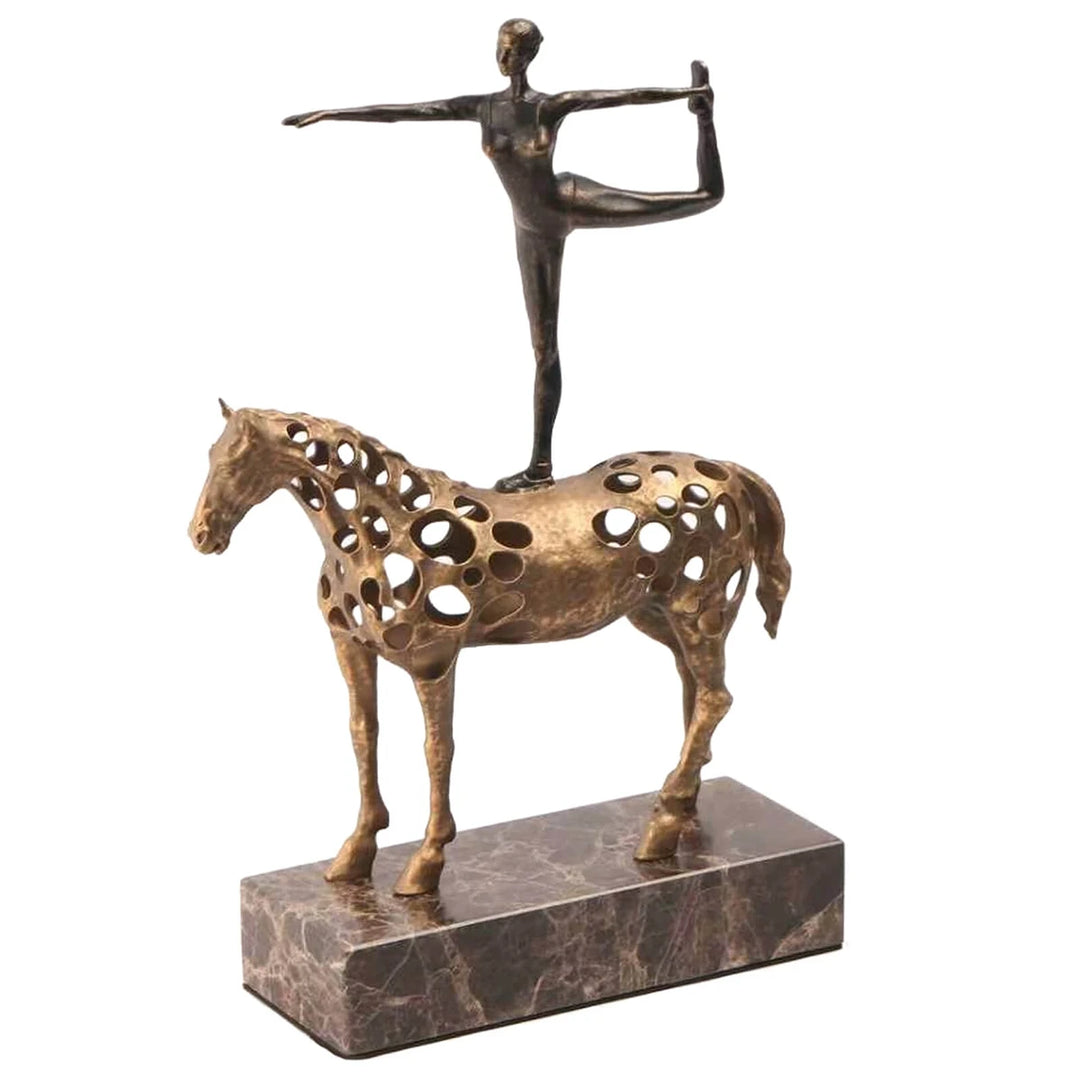 Dancing Balance Sculpture - Gold