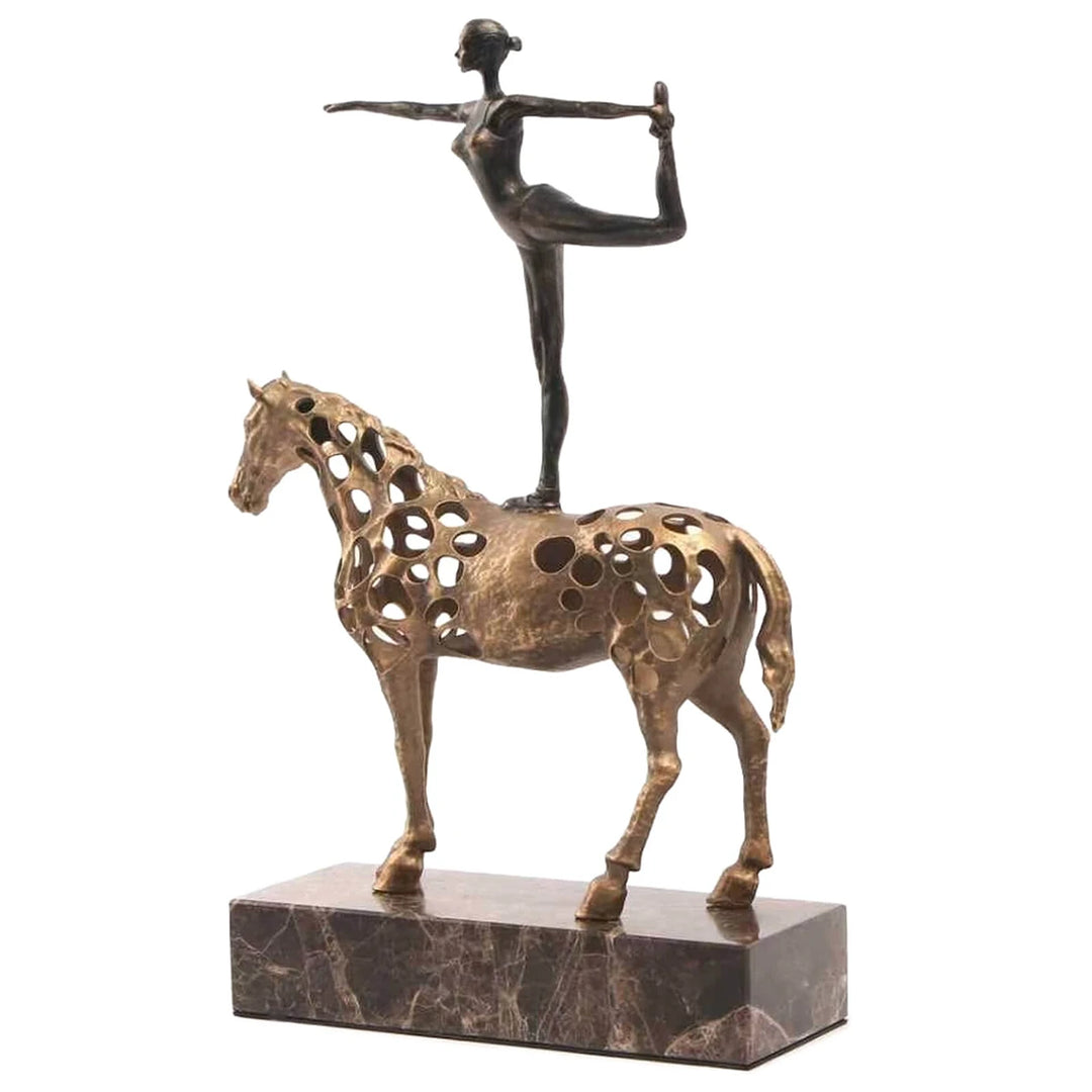 Dancing Balance Sculpture - Gold