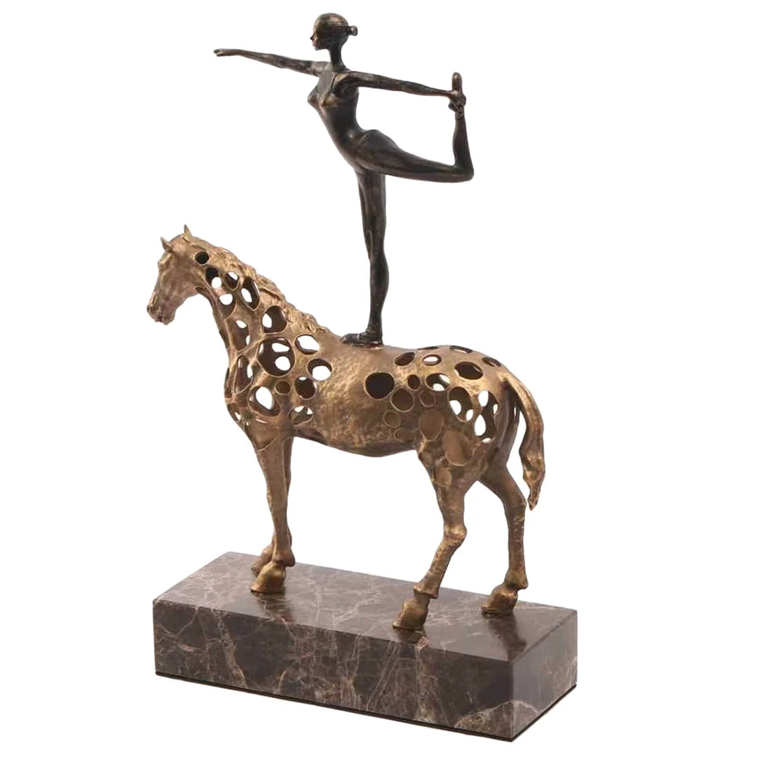 Dancing Balance Sculpture - Gold