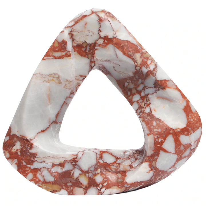 Rosso Loop Abstract Art Ornament