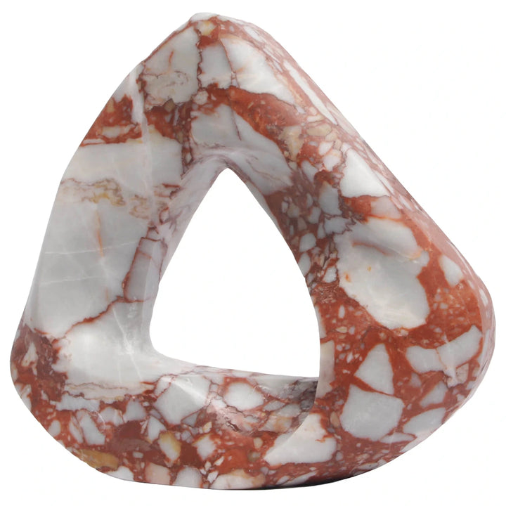 Rosso Loop Abstract Art Ornament