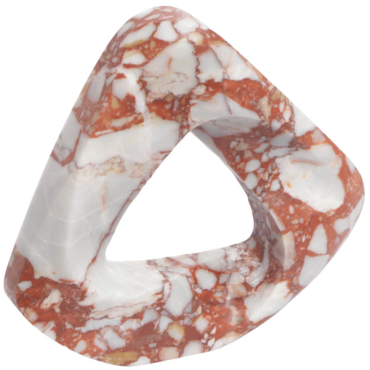 Rosso Loop Abstract Art Ornament