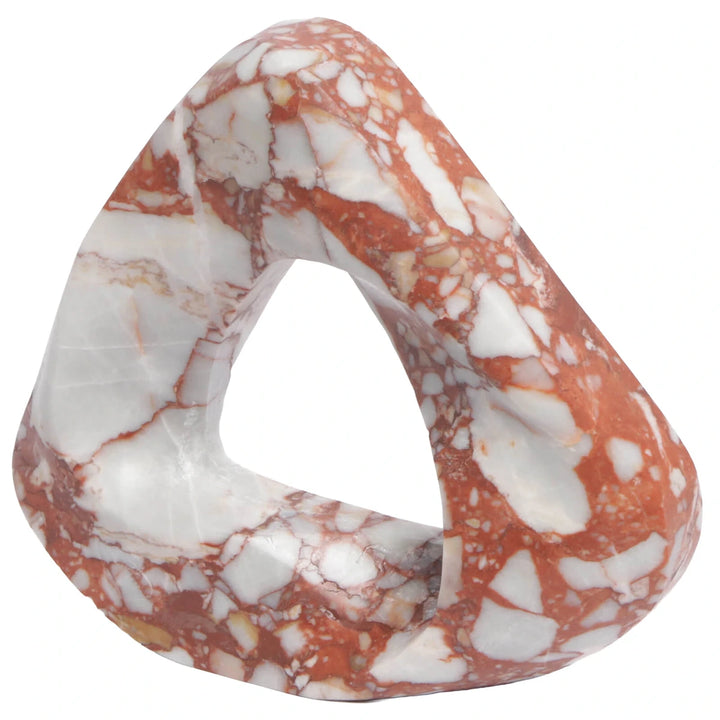 Rosso Loop Abstract Art Ornament