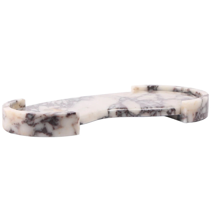 Curved Tray - Bulgari Purple Marble