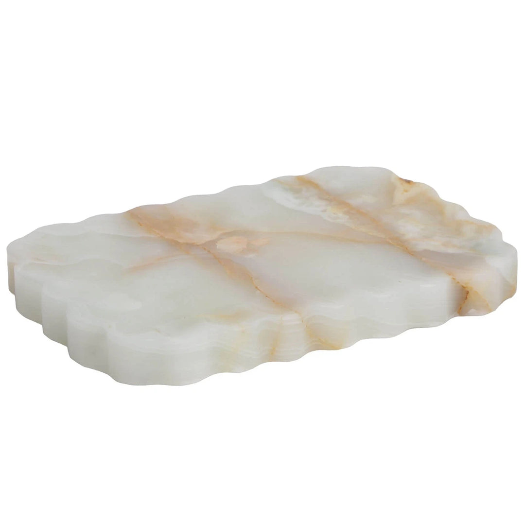 Freeform Tray - Snow Plum Marble